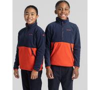 Craghoppers Unisex Kids' Crag Valo Half-Zip Fleece BluNy/MacwRd 5-6 ans Unisex