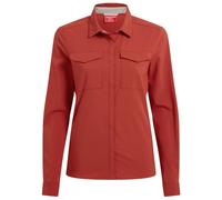 Craghoppers Nosilife Pro V Long Sleeve Shirt Rouge 38 Femme