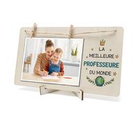 Crahalen Cadeau Maitresse D'école Merci Maitresse Cadeau Atsem Idee Cadeaux Maitre Cadeaux Aesh D'école Fin D'année Merci De M'avoir Aidé à Grandir Cadre Photo Bois Pour Maitre Atsem Aesh