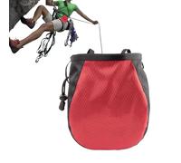 Craie - 6,3 pouces | Support de ceinture en polyester - Rangement de craie pour haltérophilie réglable anti-fuite pour gymnastique, fitness, alpinisme, golf, voyage