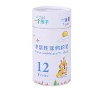 Craie Colorée Lavable Sans Poussière 12 Pièces Trottoir Avec Pour Tableau Dessin Écriture Soluble Dans L'eau