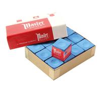 Craie de billard Master bleu ciel 12 pcs