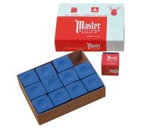Craie de billard Master-Bleu-Lot de 12