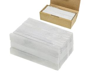 Craie de Briançon 30 Pcs Blanc Craies Française Outil de Marquage Craie à Soudeur Industrielle pour les Ingénieurs, pour Tracer sur Fer Métallier Bois Pierre et Béton 105x9x4 mm