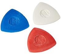 Craie de tailleur, Couleurs assorties, 3assortis, bleu;blanc;rouge