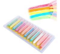 Craie de Trottoir Colorée - Marque - Modèle - 12 Pièces - Lavables - Enfant