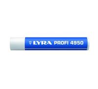 Craie grasse universelle 4950 - Ø15x90 mm - coloris blanc - par 12 LYRA