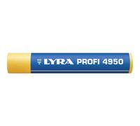 Craie grasse universelle 4950 - Ø15x90 mm - coloris jaune - par 12 LYRA
