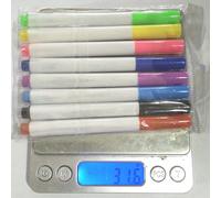 Craie Liquide Soluble Dans L'eau, 1 Ensemble, Stylo À Dessin Pour Enfants, Panneau Anti-Poussière, Marqueur De Craie, Fournitures Scolaires Et De Bureau