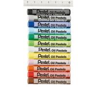 Boîte de 25 pastels à l'huile Pentel Arts 8mm