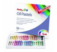 Pentel – Pastels à l'huile PHN4 – Étui plastique 36 pièces