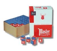 Craie pour queue de billard Master bleu 144 pcs.