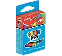 Maped Craies couleurs rondes pour tableau – Étui de 10