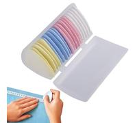 Craie pour tailleurs en tissu - Craie à coudre pour tissu | Craie de tailleur colorée en tissu en forme de triangle, ensemble de craies à coudre pour tailleurs triangulaires