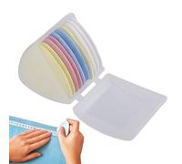 Craie pour tissu à coudre, craie de tailleur, Outil de marquage effaçable en tissu, craie en forme de triangle, Accessoires de quilting, outil de marquage pour les designers, tailleurs professionnels