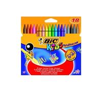 Craies de coloriage - BIC - Plastidecor - Pack de 24 - Ultra propre - Pour enfants à partir de 2 ans