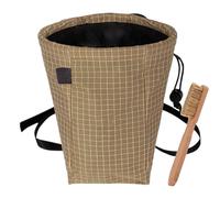 Craie Sacca pour l'escalade - 16 x 13 x 6 cm - Sac en poudre de magnésium avec ceinture - Accessoire portable pour fitness, basket-ball, entraînement, gymnastique - Protection portable et réglable