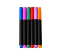 Craie sans poussière pour tableau noir soluble dans l'eau écriture lisse école, salle de classe, enseignants, enfants, loisirs créatifs, papeterie, 2 ml Szq601 (rouge, 12,7 cm)