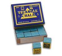 Craie Triangle 12 pièces Snooker vert
