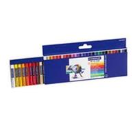 Staedtler Pastels à l'huile Noris 241 – Étui carton 16 pastels assortis