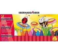 Eberhard Faber Crayons de cire Colori 524010 – 12 crayons résistants à l'eau en boîte cartonnée
