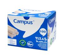 Craies blanches Campus blanches. Boîte de 100 craies