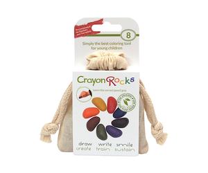 Craies Crayon Rocks Sachet 8 Cailloux Cire de soja Naturelle