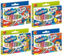 Craies d'argile Bambino Kaolin 18 couleurs pour l'enseignement scolaire
