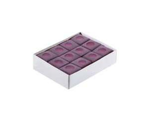 Craies de Billard Prune - Pack de 12 pour un Jeu Précis et Élégant