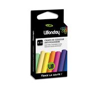 Craies de couleur - Anti-poussière - Facile à effaceur - Pour ardoise et tableau noir - 10 teintes Noir