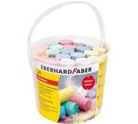 Eberhard Faber – Craies de rue 526520 – Pailletées effet scintillant, 6 couleurs vives – Seau de 20