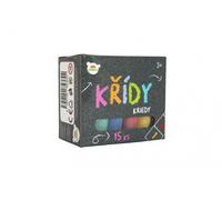 Craies de trottoir colorées 15pcs