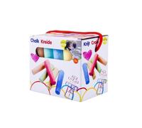 Eddy Toys - straatkrijt, kinderkrijt, 15-delig, verschillende kleuren, 90726