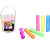 Craies de trottoir FLUO 15pcs