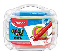 Craies Gel - MAPED - Color Peps Gel - Super Doux - Couleurs Intenses - Forme Ergonomique