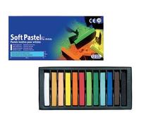 Craies Pastel Sec Carre Assorties - Boite De 12