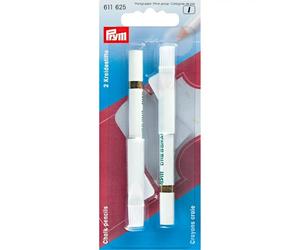 Craies stylo blanches & brosses - 2 pièces - Prym 611625