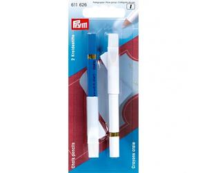Craies stylo & brosses bleu/blanc - 2 pièces - Prym 611626