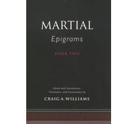 Craig A. Williams Martial's Epigrams Book Two (Relié)