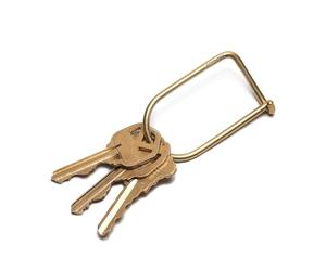 Craighill Wilson Porte-clés en métal, Laiton., taille unique