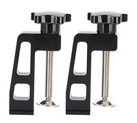 Craignes de lutte contre le bois 2pcs | 45 & 75 Type d'alliage en aluminium et pinces en acier inoxydable | Secure - outil de préhension pour la scie à table/Table du routeur /