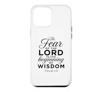 Crainte du Seigneur, Sagesse, Bible, Prière, Proverbes 9:10 Coque pour iPhone 12 Pro Max