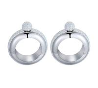 CRAKES Lot de 2 flacons de bracelet en acier inoxydable pour bouteille de vin pour boire un récipient argenté