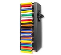 CRAKTH Support mural en métal avec décapsuleur compatible avec refroidisseur de canettes standard, organiseur et distributeur de manchons de bière, 30,5 cm, cadeaux pour papa