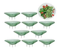 Crame De Plantation Stand À La Fraise - Cage De Jardin De Soutien Aux Fruits, Porte-pousse Du Balcon | Ensemble De Colonne Verte Des Cultures Polyvalents, Organisateur De Lit Réutilisable Pour La Zone