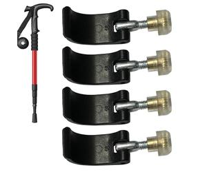 Crame de randonnée à Polonais - Clip de Boucle de Fixation | Remplacement Lock Flippp EXTÉRIEUR EXTÉRIEUR | Écluse du bâton d'escalade | Clip à Perche pour randonnée Pole de Marche Stick Camping