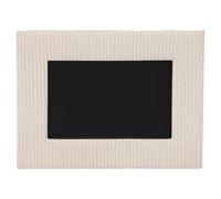 Crame d'image en Cuir Élégant Cadre Photo de Table de Présentation Mémoires 8.5x4.7x6.5in (Beige)