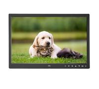 Crame d'image Numérique de 15 Pouces avec Télécommande - Écran Tactile IPS Full HD 1080p, Cadre Photo Cloud WiFi pour la Maison et Le Bureau, avec Diaporama Automatique, (Black)