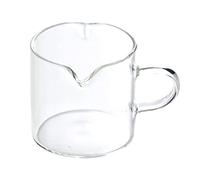Cramemer En Verre 4 Oz Mini Pichet De Crémier Double Jet De Lait Pouche De Lait Avec Poignée, Crémier En Verre, Pichet En Verre Avec Poignée, Jug De Verre Double