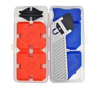 Cramer 40407DE Kit de profilage en silicone 7 - Kit d'outils professionnels en silicone avec outils de finition de mastic et outils de retrait de calfeutrage - Instructions en allemand (français non